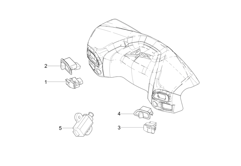 Splittegning Elektriske kontakter Ape 50 E4