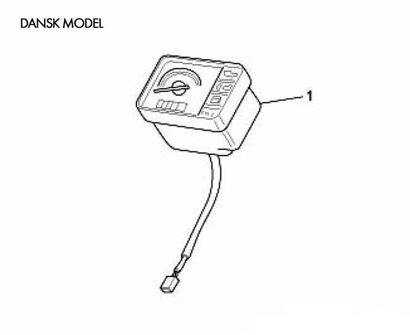Geteilte Zeichnung Tacho Ape 50