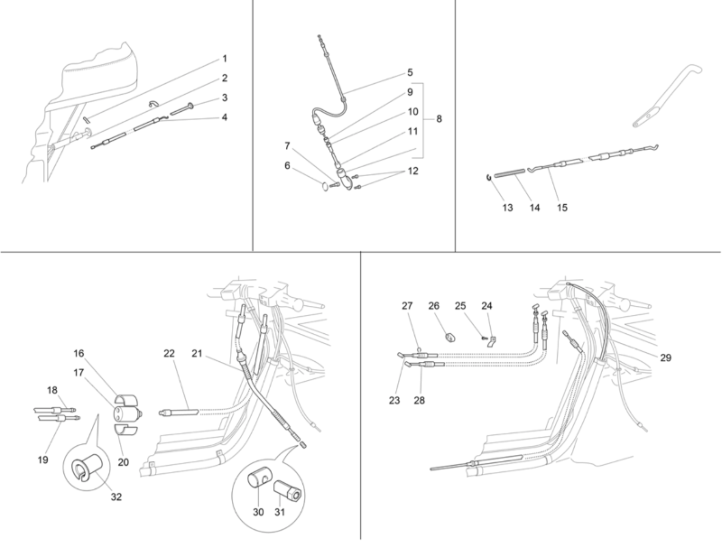 Splittegning Kabler Ape 50