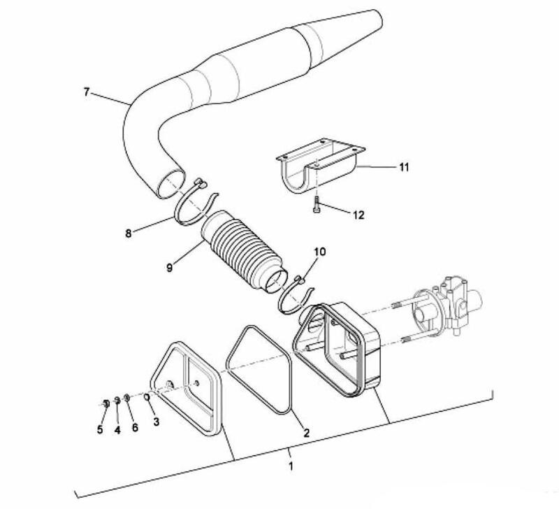 Splittegning Luftfilter Ape 50