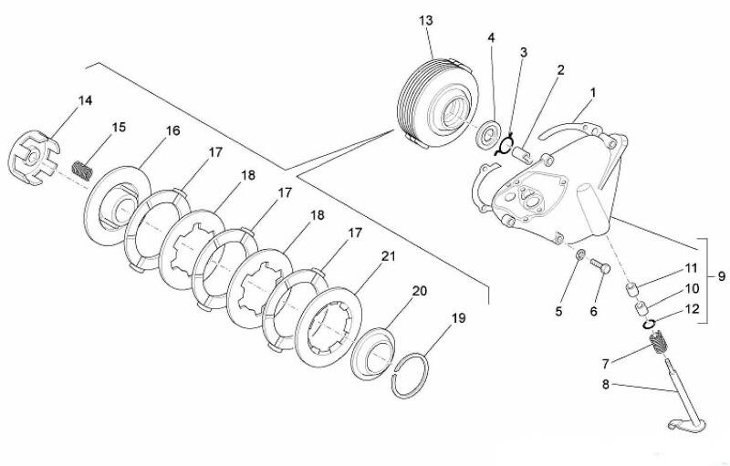 Splittegning Kobling Ape 50