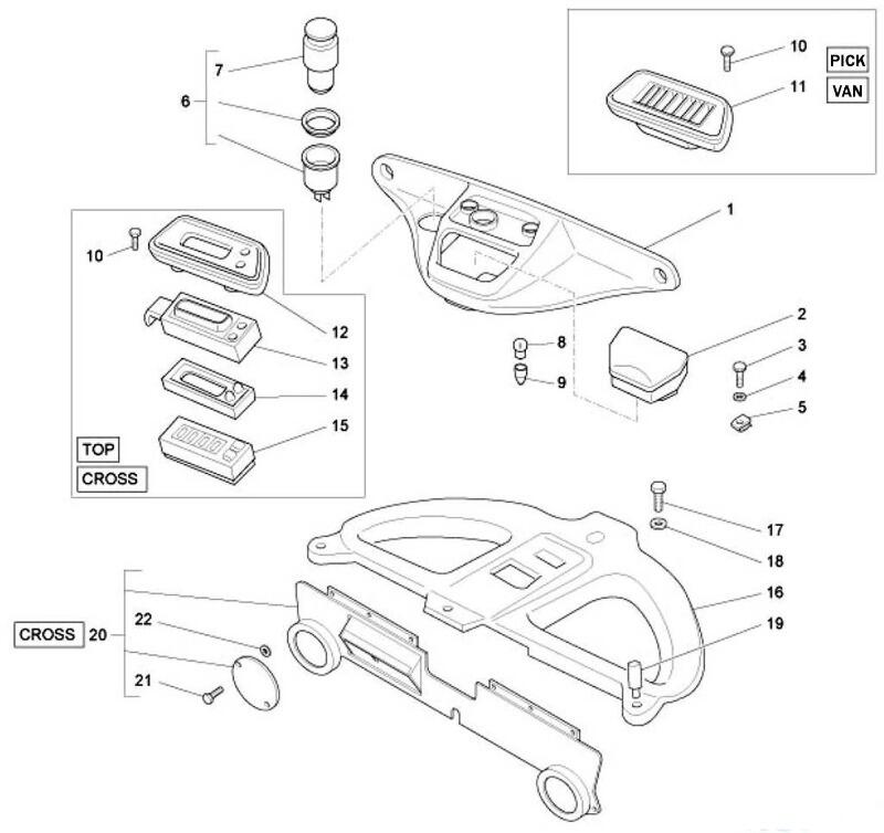 Geteilte Zeichnungen Interiors Ape 50