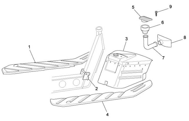 Splittegning Front Gulvplade Ape 50