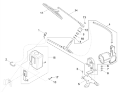 Vinduesvisker og sprinkler