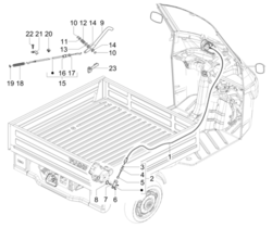 Bakgear- og Speedometerkabel