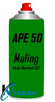Spray maling til ape 50