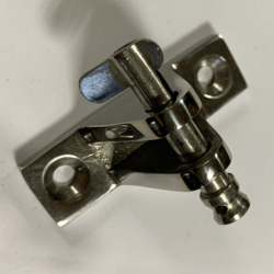 Kaleche gaffel dæksbeslag med knæklås