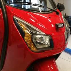 Ekstra fjernlygte til Bach Delux 26