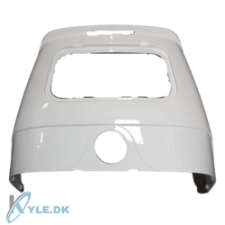 Hvid bag cover til Bach Kabinescooter G4