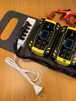 Værkstedstavle batterilader til blybatteri