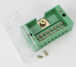 Power samledåse - Terminal Block GRØN 8/1