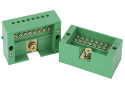 Power samledåse - Terminal Block GRØN 8/1