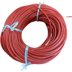 10AWG kabel 100m - RØD