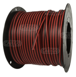 Ledning 2x2.5mm² rød/sort pr. meter