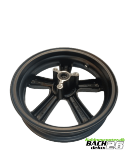 Forhjuls fælg til Bach kabinescooter G4 - Sort
