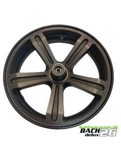 Forhjuls fælg til Bach kabinescooter G4 - Sort