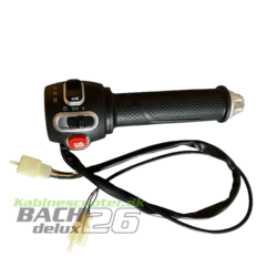 Højre gashåndtag / gasrulle med D/N/R knap.