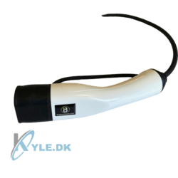 Adapter Mennekes Type 2 til Schuko 250V 16A.