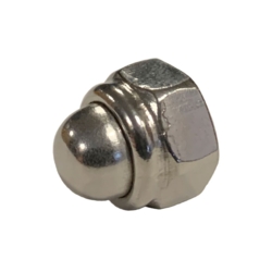 Møtrik selvlåsende topmøtrik M8 Rustfri