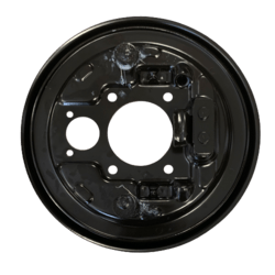 Ankerplade til Piaggio Ape 50 model E2 monteret i bagerste venstre side.