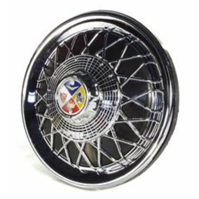 Hjulkapsel Retro Look Sort til Ape 50