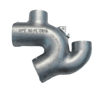 Varmeanlæg til Piaggio APE 50 original udstødning