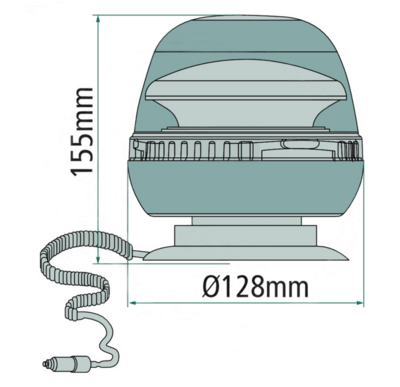 LED Rotorblink til ape 50