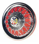 Retro Hjulkapsel Rød Ape 50