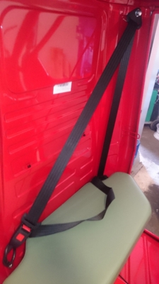 Rullesele monteret i Ape 50