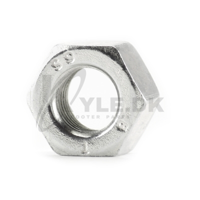 Møtrik til krumtap svinghjuls side