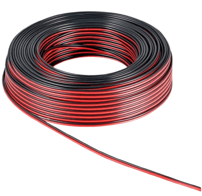 Ledning 2x0.75 mm CCA (Rød/Sort)
