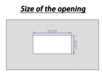 Batteri indikator 8V-100V med procent og bjælke
