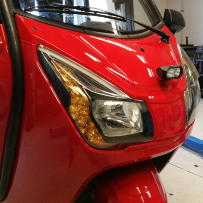 Ekstra fjernlygte til Bach Delux 26