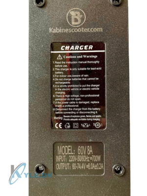 Batterieladegerät für AGM/Gel-Batterie 60V 8A