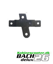 Højre metalbeslag forhjul Bach Kabinescooter G4
