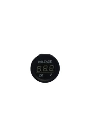 Voltmeter Digitalt rund