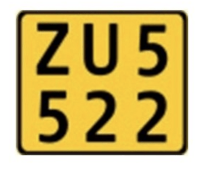 Kennzeichen &amp; Nummernschilder klein/groß Knallert