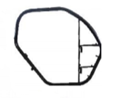 Türrahmen rechts Bach Kabinenroller G4