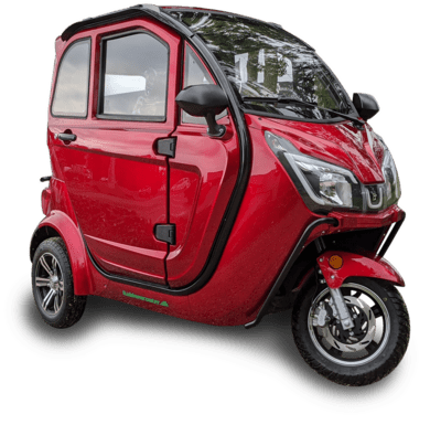 Kabinescooter Bach Delux 26 Metallic dark red