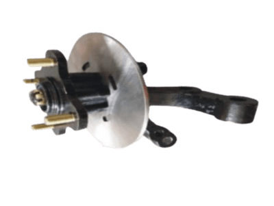 Radachse komplett mit Nabe und Bremsscheibe rechts für Bach 27