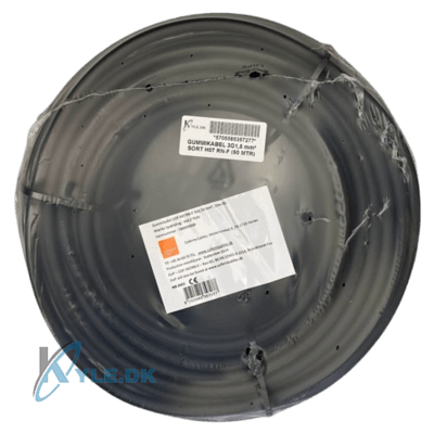 Gummikabel 3x1,5mm² 50 Mtr. Sort H07 RN-F