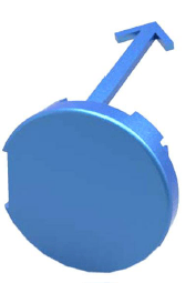 3 stk. nederste plast prop - City Spirit