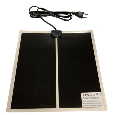 Varmeplade til batterikasse