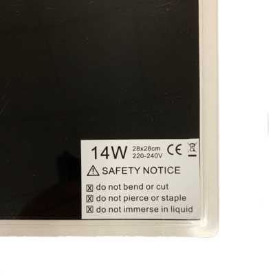 Varmeplade til batterikasse