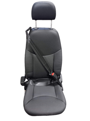 Forsæde med nakkestøtte og sele Bach kabinescooter G4