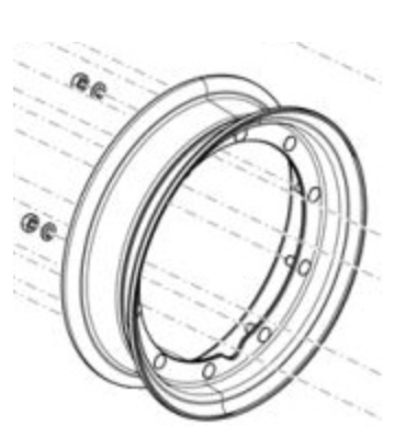 Fælg Kpl. E4 Original Piaggio ZAPC81