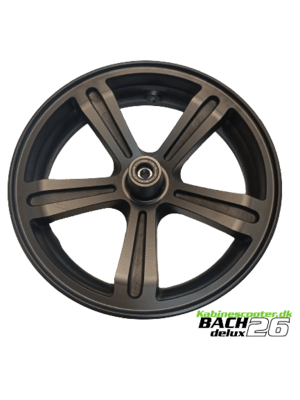 Forhjuls fælg til Bach kabinescooter G4 - Sort