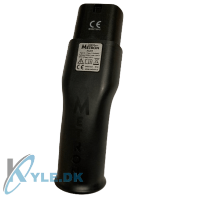 Adapter TYPE 2 til TYPE F Schuko 16A