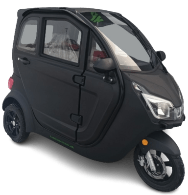 Kabinescooter Bach Delux 26 Matt Black