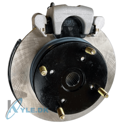 Komplet kaliber med hjulnav bagerst højre side City Spirit